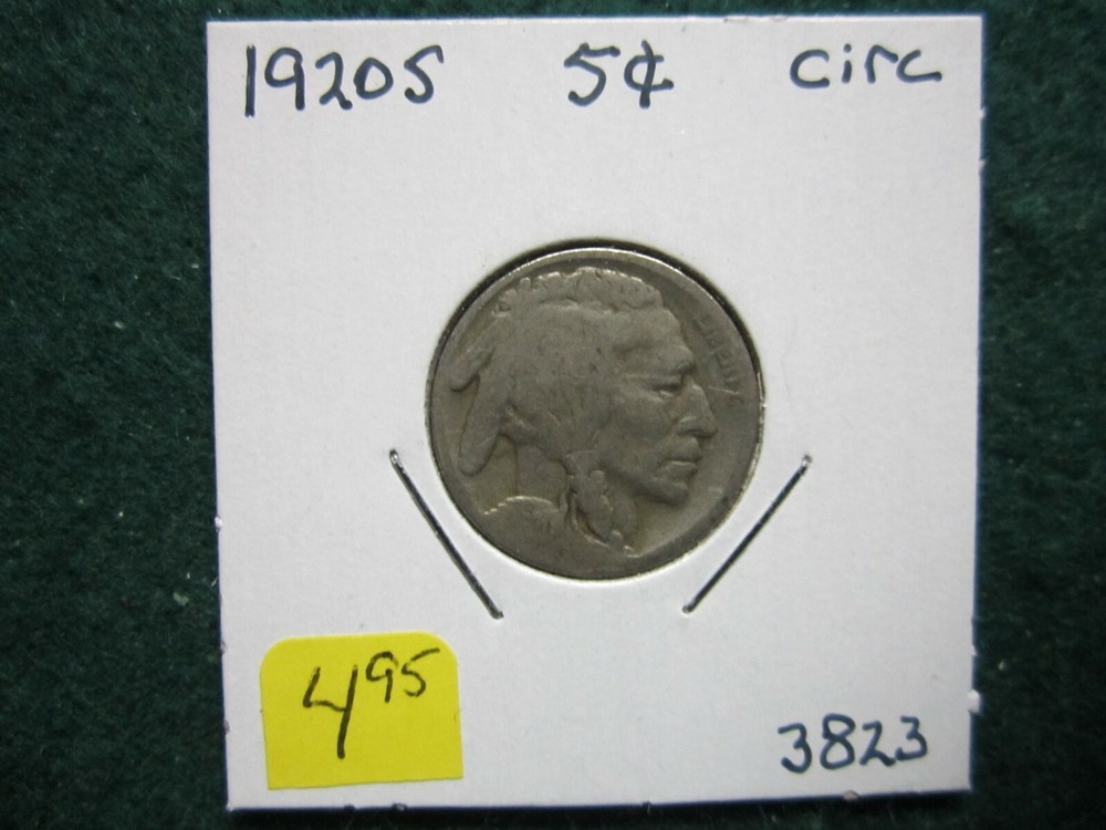 1920  S   Buffalo Nickel