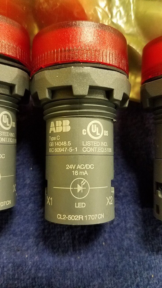 ABB Light Red 24 V AC/DC LED CL2-502R New