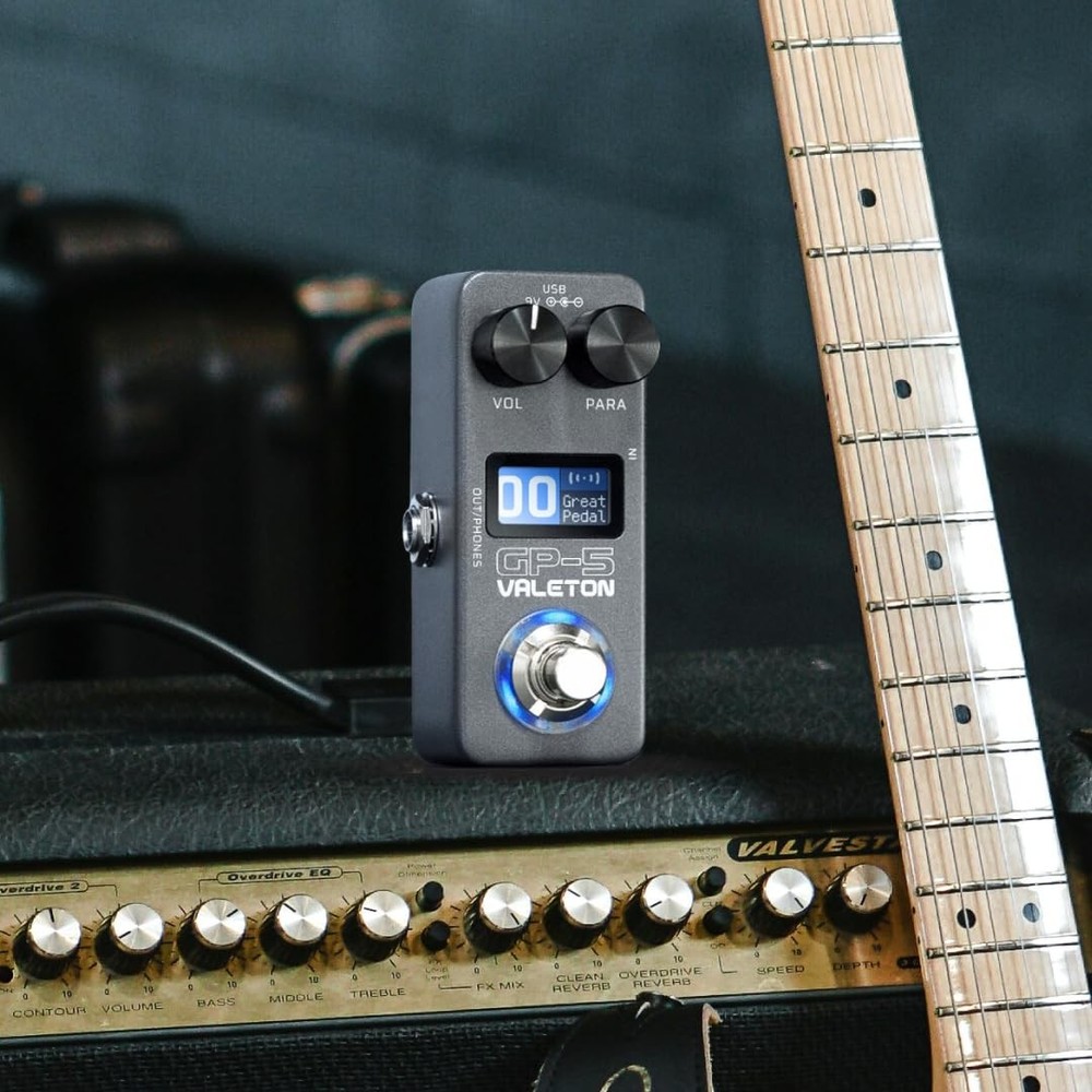 Valeton GP-5: Multi-Effects Processor with IR Loader, Bluetooth & USB Audio