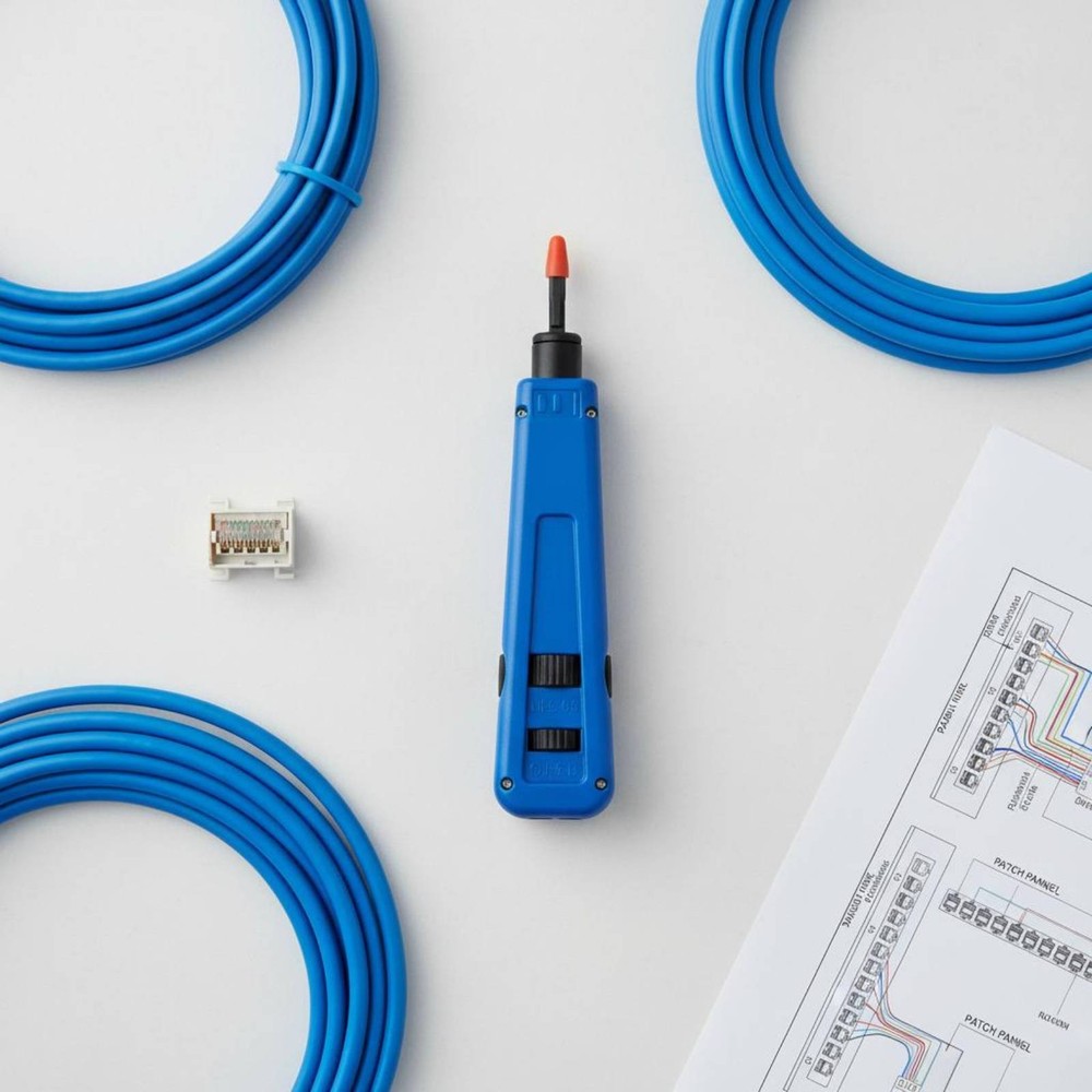 110 Punch down Tool Multi-Function Network Punch Tool for DIY Enthusiasts