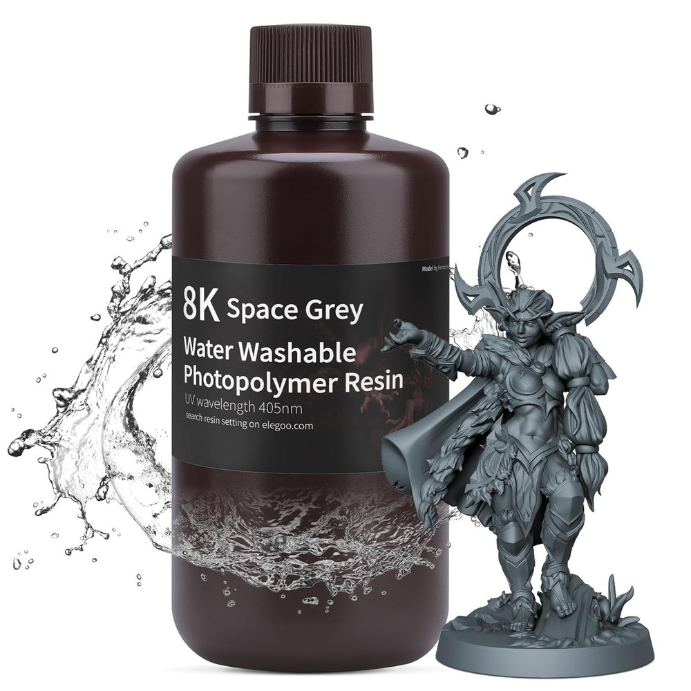 8K Water Washable Resin for MSLA Printers