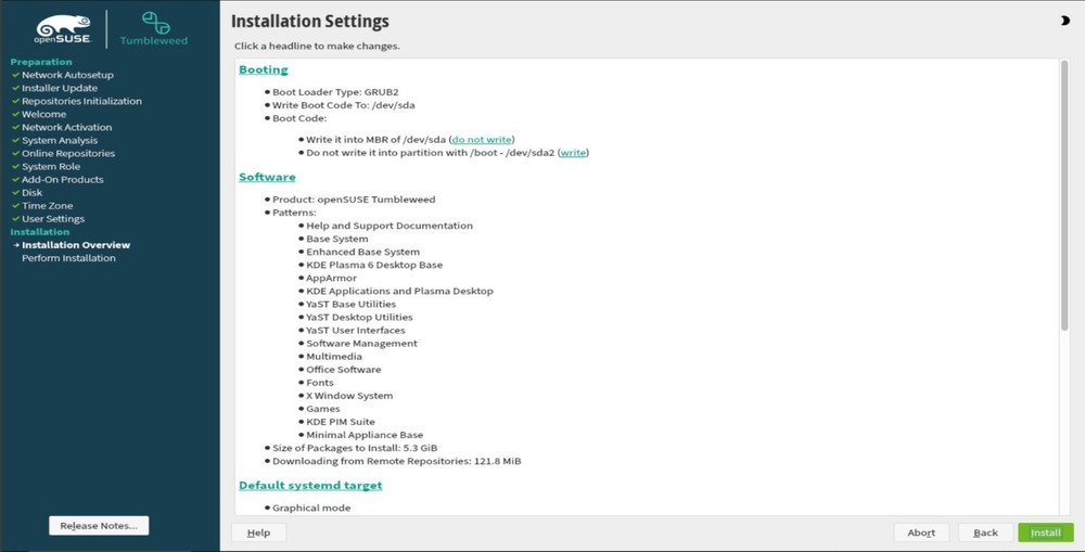 openSUSE Tumbleweed 64-bit Live/Installer DVD Same-Day Shipping California