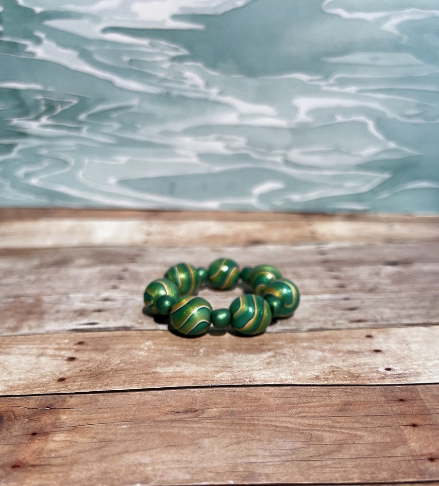 Handmade Clay Beaded Bracelet