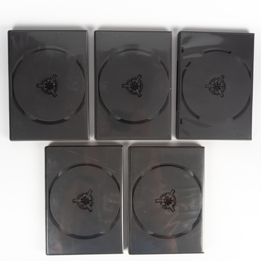 19 Empty DVD CD MOVIE GAME Case Replacement, Single Disc cases