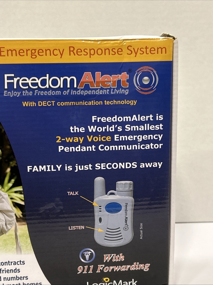 LogicMark 35911 Freedom Alert Emergency System DECT Technology