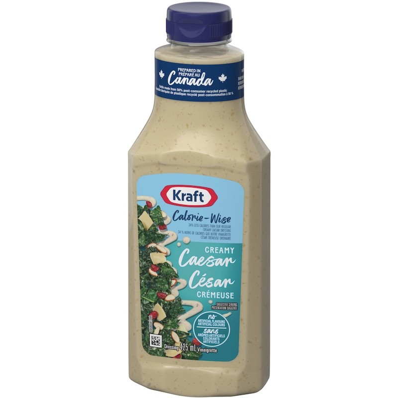 2-Pack Kraft Calorie-Wise Creamy Caesar Salad Dressing