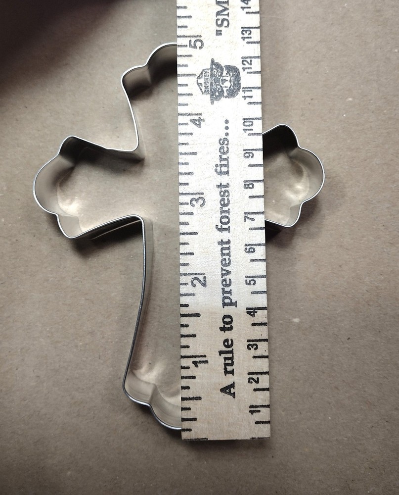 Church Cross Scroll Cross Cookie Cutter 3 pc Set
