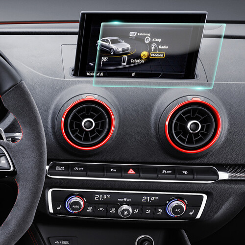 Crystal Clear Screen Protector for 2018 Audi RS3 Vehicle Navigation