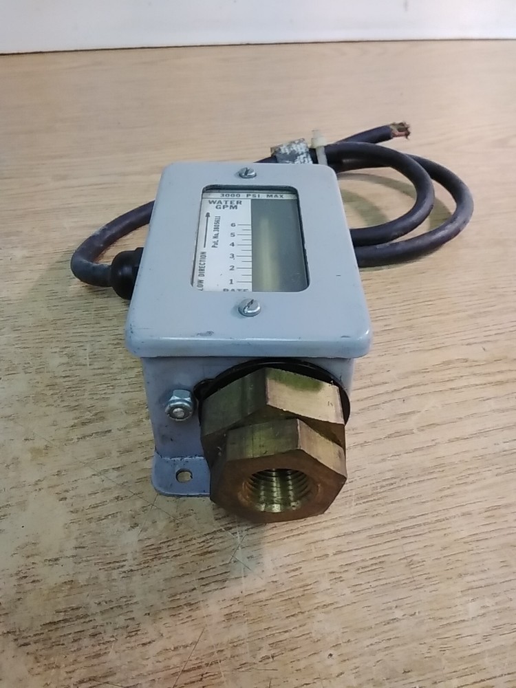 Hedland 3000 PSI MAX Water GPM Flow Rate Indicator W/ Control Switch