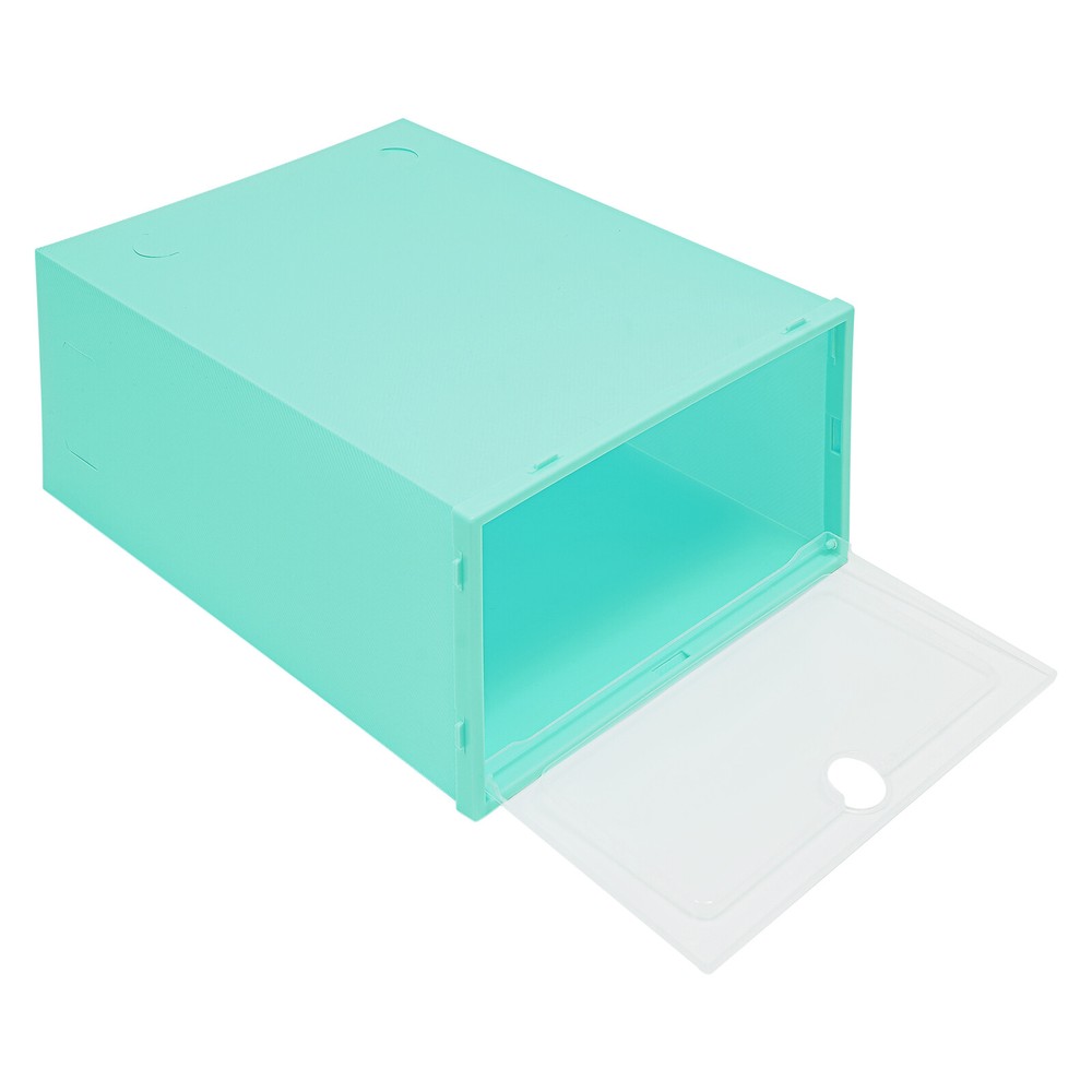 24 Pack Shoe Storage Boxes, Stackable Shoe Boxes, Shoe Storage Organizer NEW