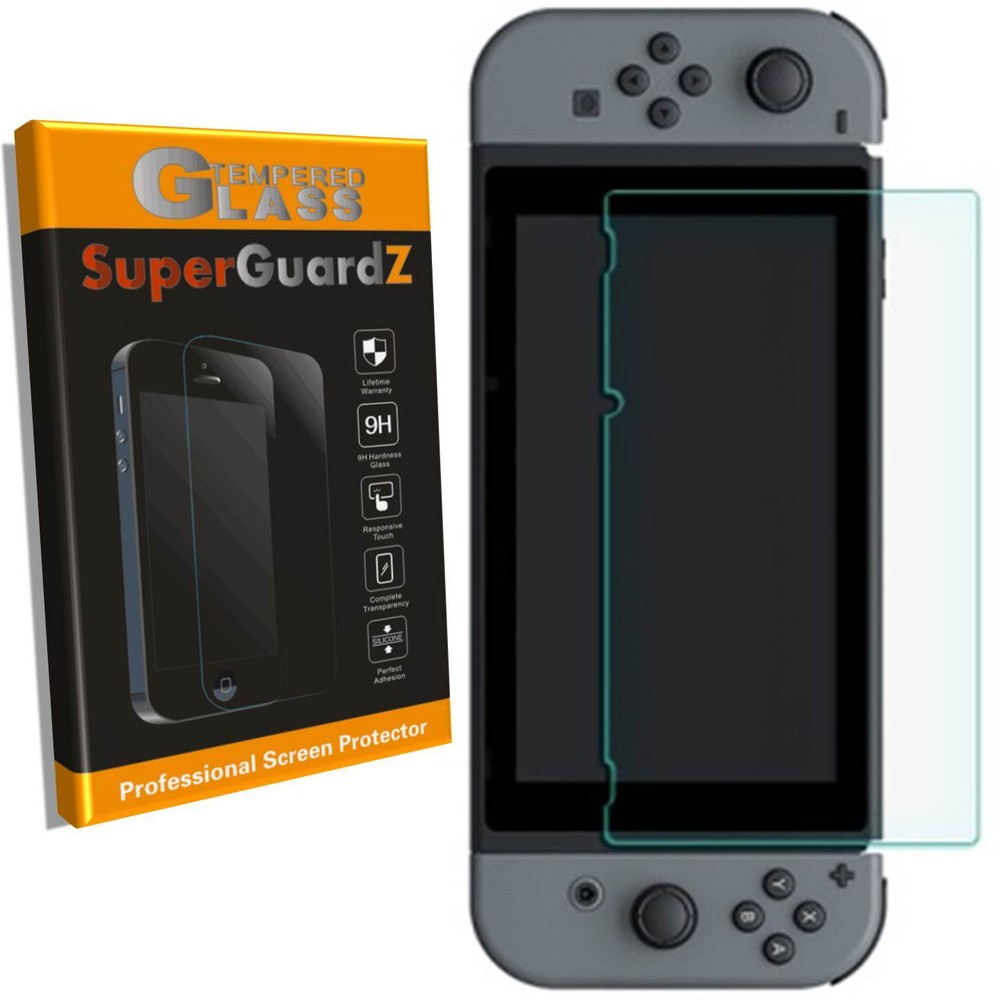 Nintendo Switch Tempered Glass Screen Protector Guard Shield Armor Saver Cover