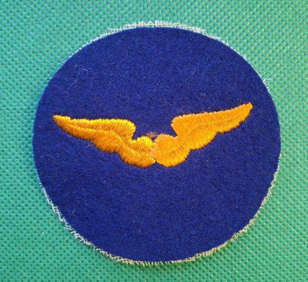 US Army Air Force WW2 Flight Instructor on Felt Patch