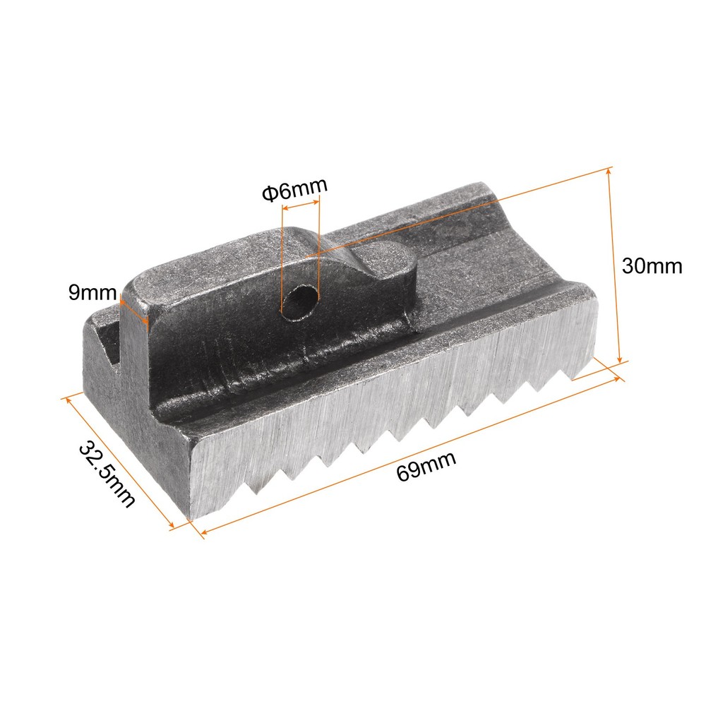 48" Pipe Wrench Heel Jaw with Pin Assembly Replacement
