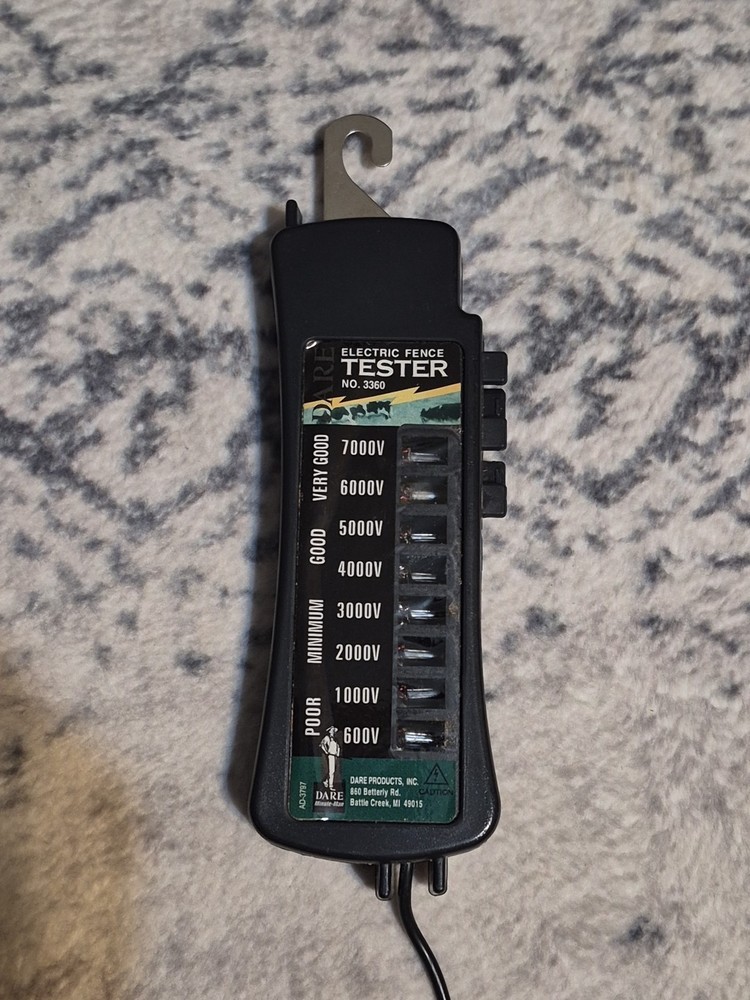 Electric Fence Tester Eight Light Voltage Indicator