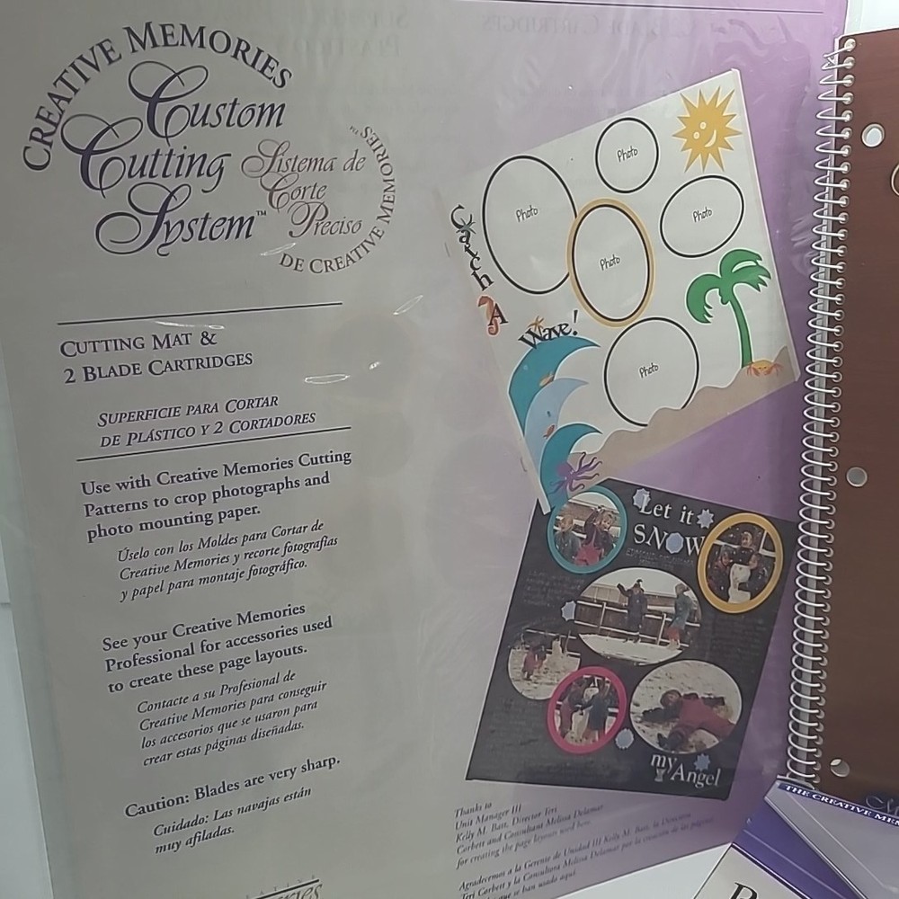 Vintage Creative Memories Bundle Set Custom Cutting System Scrapbook Tools READ