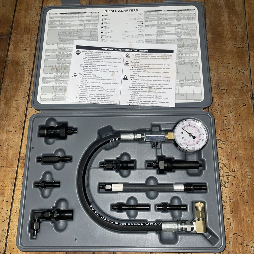 Lang TU-15-53 Diesel Compression Test Set Used