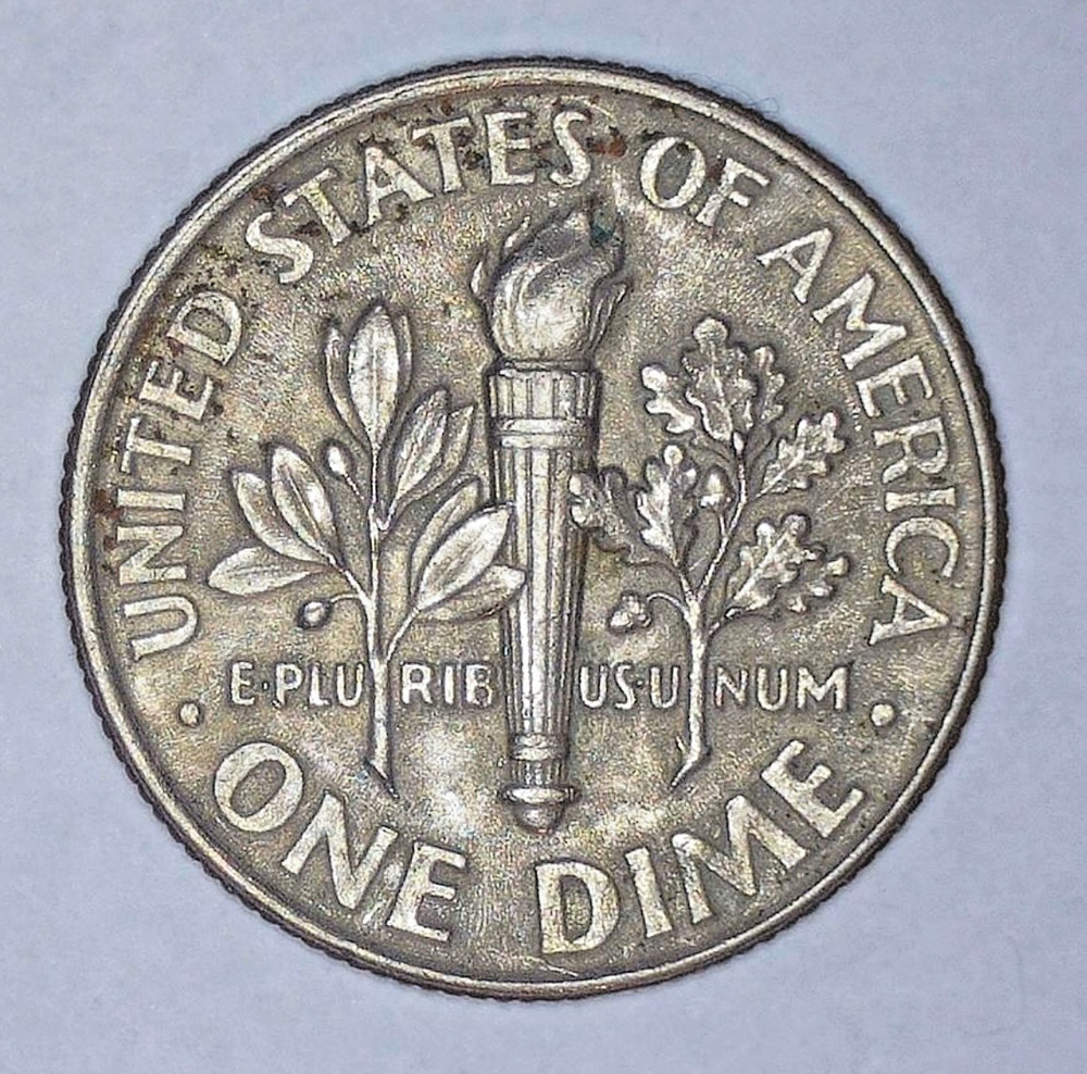 2017-P Roosevelt Dime, Obverse Die Chips
