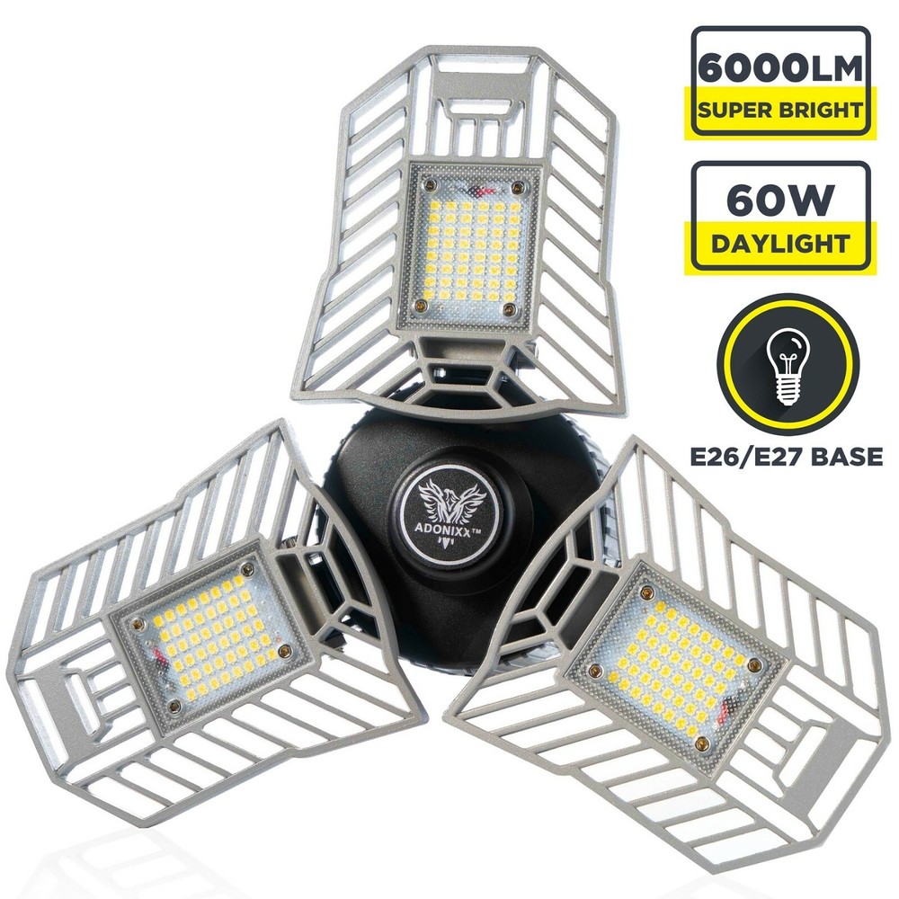 Adonixx Three Led Garage Light- Adjustable light-Basement led Light