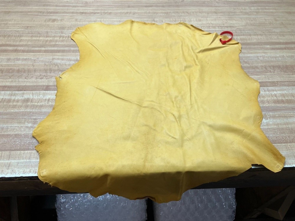 Top Grain Sheep Leather Gold #0018506 Row H