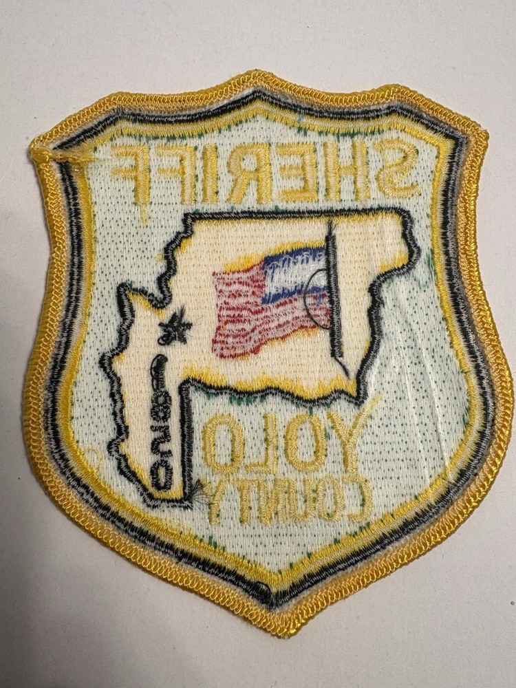 Yolo County California Sheriff Patch