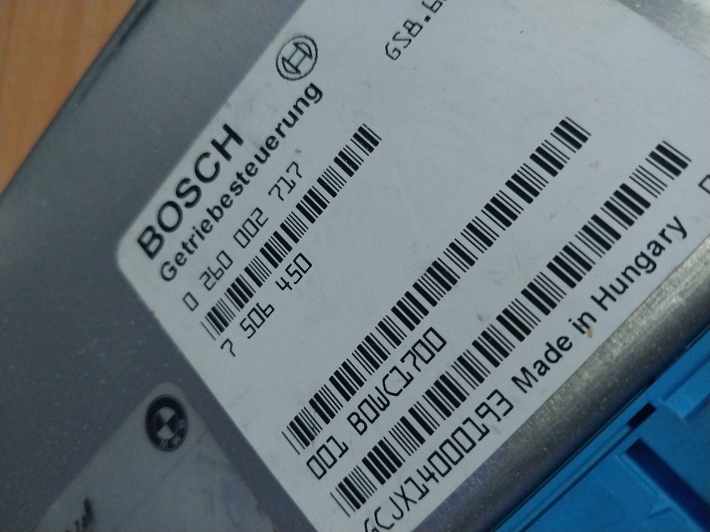 2000 Bmw E39 540i Transmission Control Module 7506450