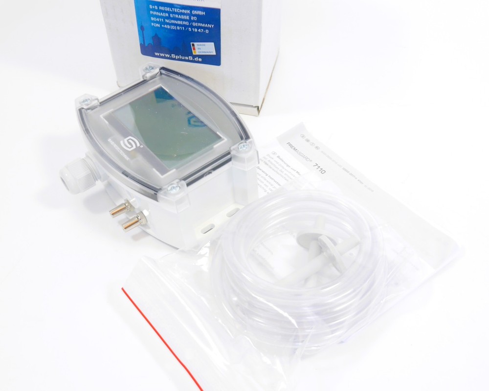 S+S Premasgard 7110-U LCD Pressure Differential Transmitter Pressure Transmitter