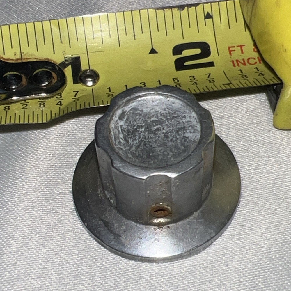 Heathkit Apache Transmitter Small Metal Knob one 1 inch Diameter .