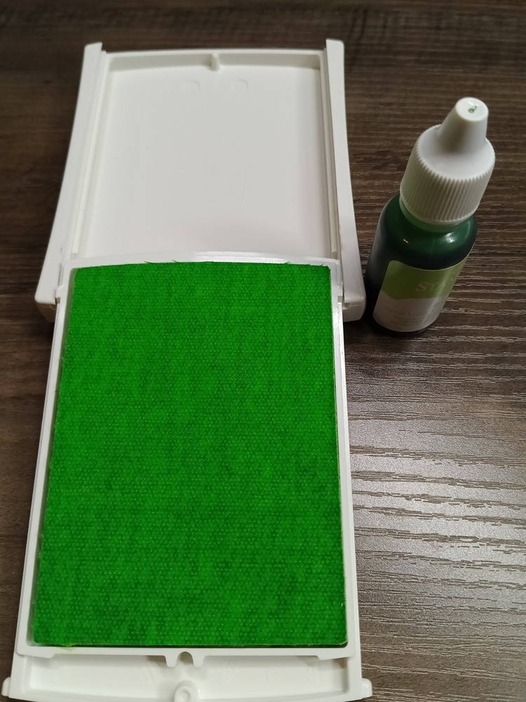 Stampin Up Classic Ink Refill & Pad ~ Gable Green