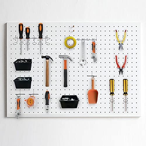 258PCS Pegboard Hook Set - Tool Organizer Kit with Bins & Assorted Hooks