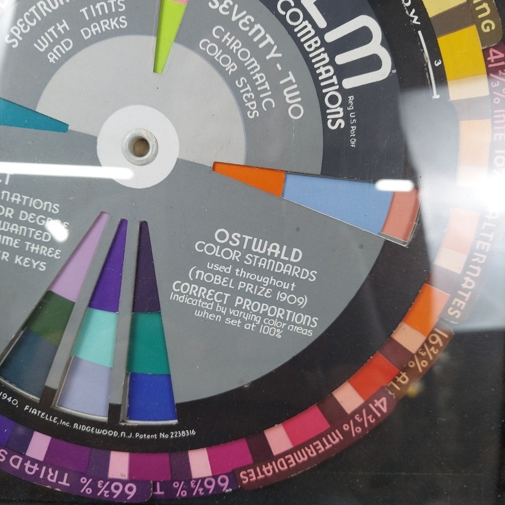 1940s Color Helm Store Display Ostwald Color Standards