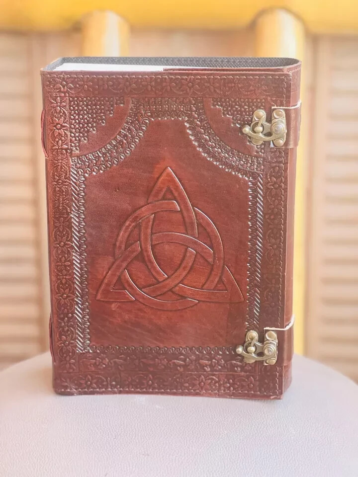 Extra Large 600 Page Brown RefinedLeather Unlined Diary Leather Journal