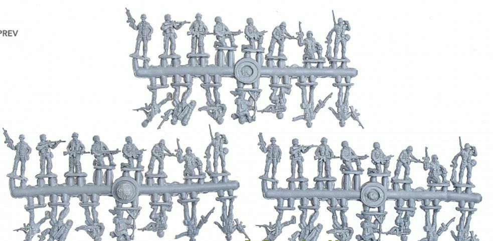 Mars Figures 72003 U.S. Soldiers Modern 1:72 scale plastic model kit
