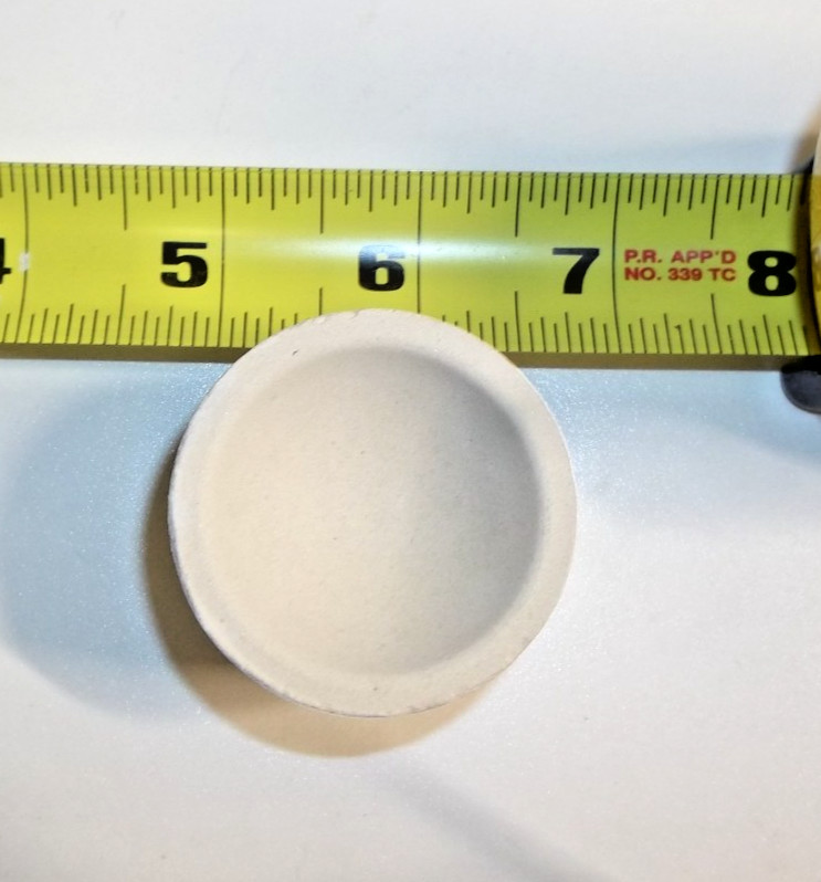 LMINE MgO Cupels Magnesia No. 8A(1-3/4"), Each