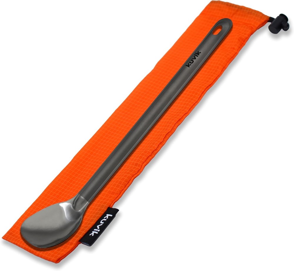 Titanium Spoon Ultralight & Compact for Camping & Hiking