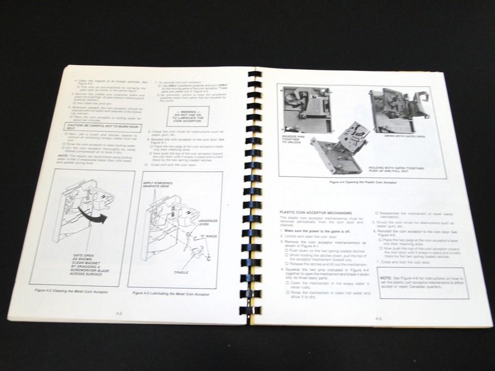 Vintage 1983 Bally/Midway's Licensed Games Standardized General Instructions