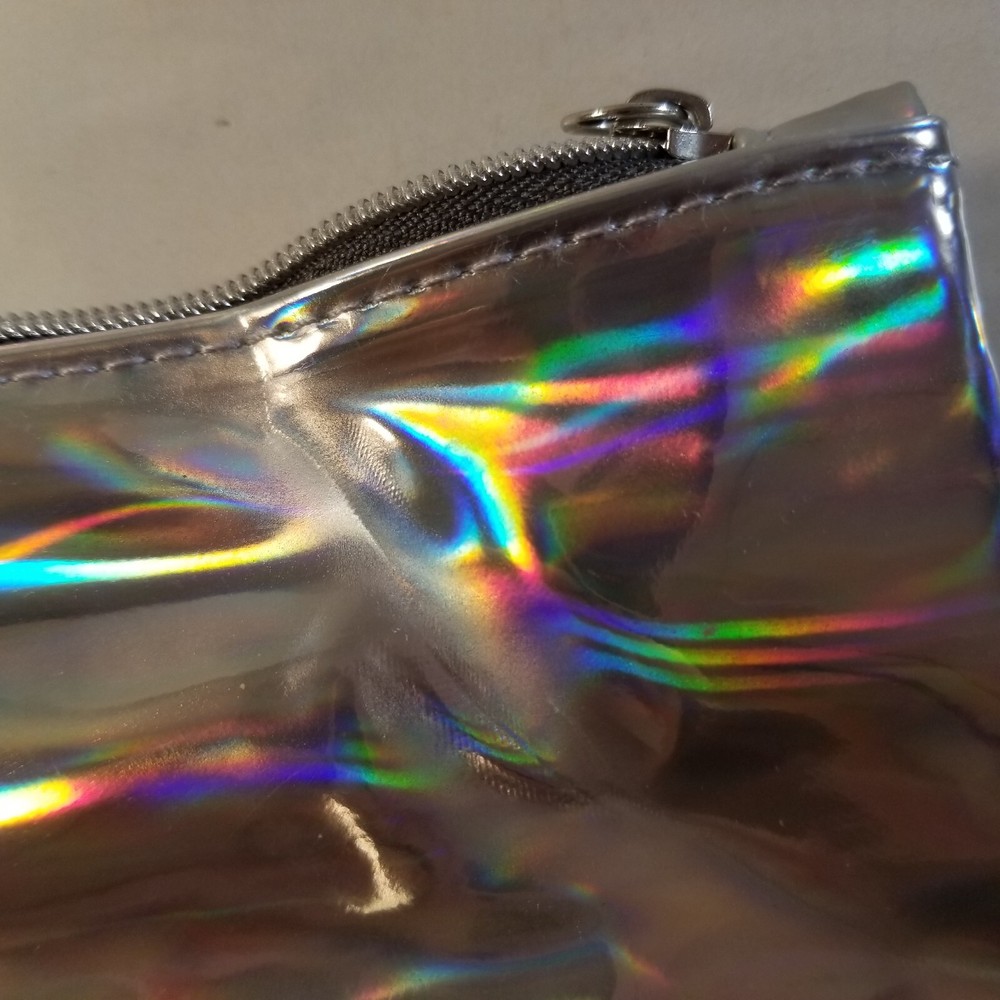 IPSY Makeup Glam Bag Shiny Silver