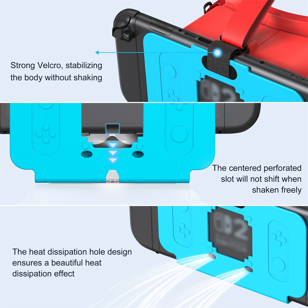 VR Headset for Nintendo Switch 2 Games Console Model 3D Reality Glasses