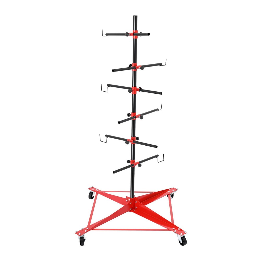 Automotive Panel Tree Paint Stand Heavy Duty 6 Adjustable Hooks 330 lbs