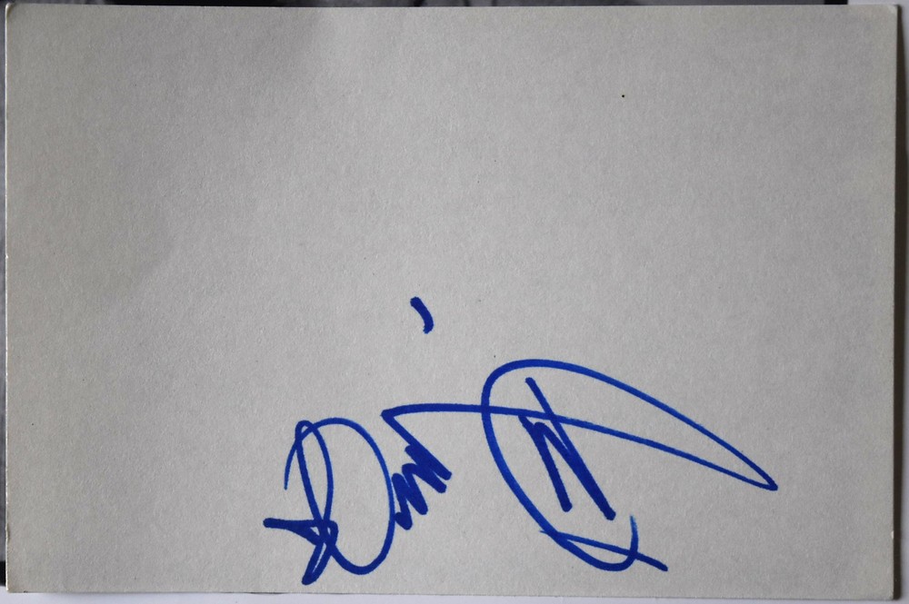 Donnie Wahlberg Hand Signed Card