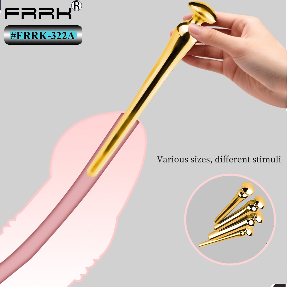 Stainless Steel Dilator Metal Sounding Urethral Stretching Solid Penis Plug US