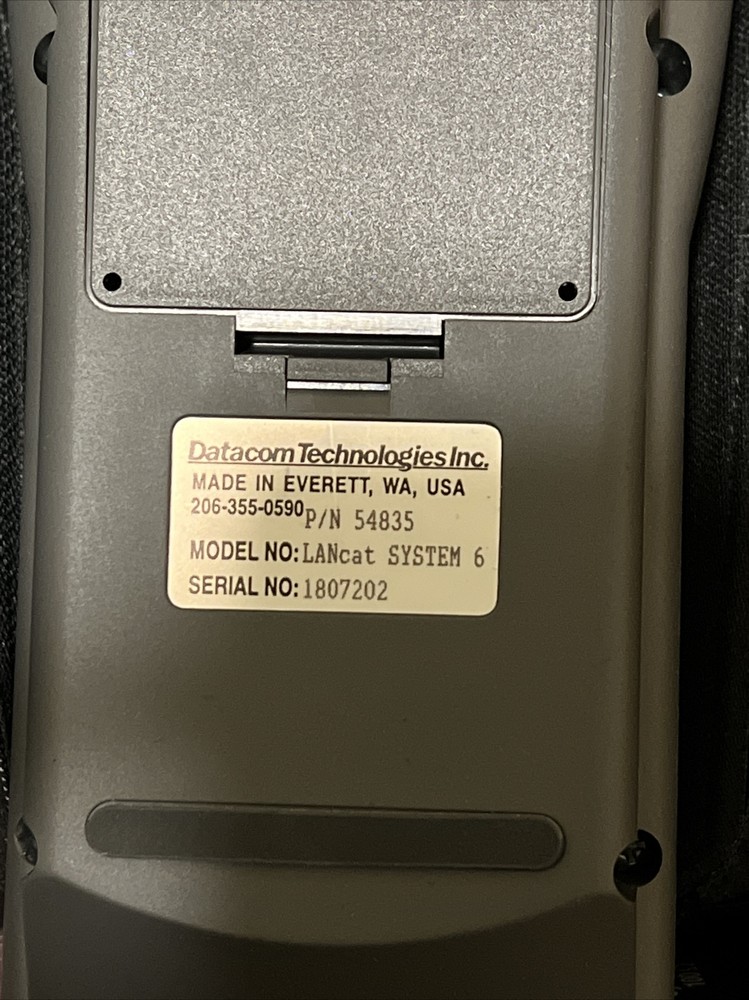 Datacom Textron Lancat System 6 Cable Tester