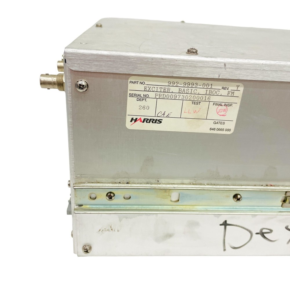 Harris 992-9993-001 CD FM Broadcast Transmitter