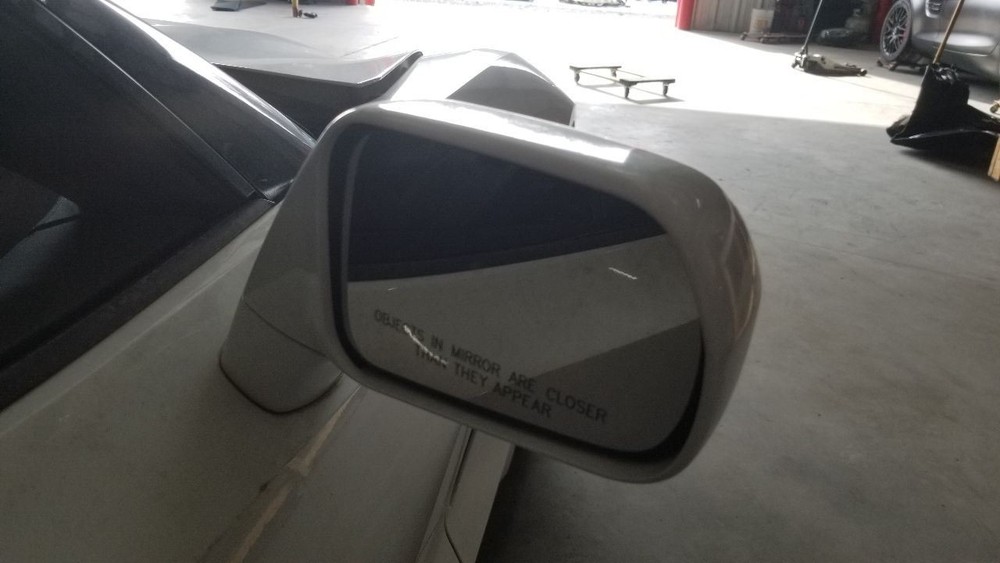 14 CHEVY CORVETTE C7 EXTERIOR SIDE VIEW MIRROR RIGHT PASSENGER WHITE