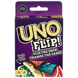 UNO Flip Card Game Double Sided Light and Dark