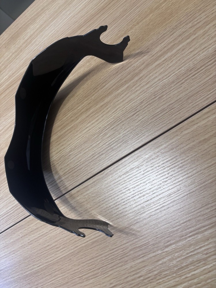 LS2 Verso Helmet Replacement Visor Peak Matte Black