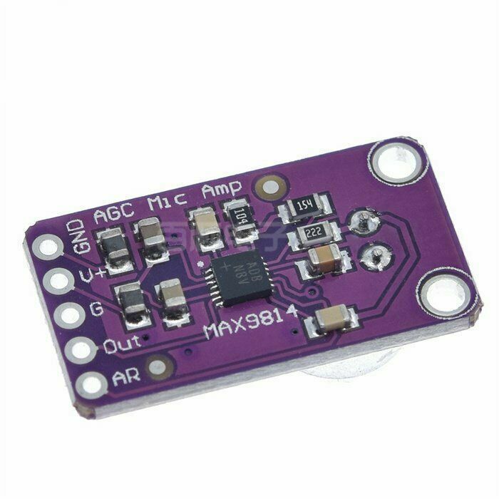 1PCS MAX9814 Electret Microphone Amplifier Board Module AGC Auto Gain