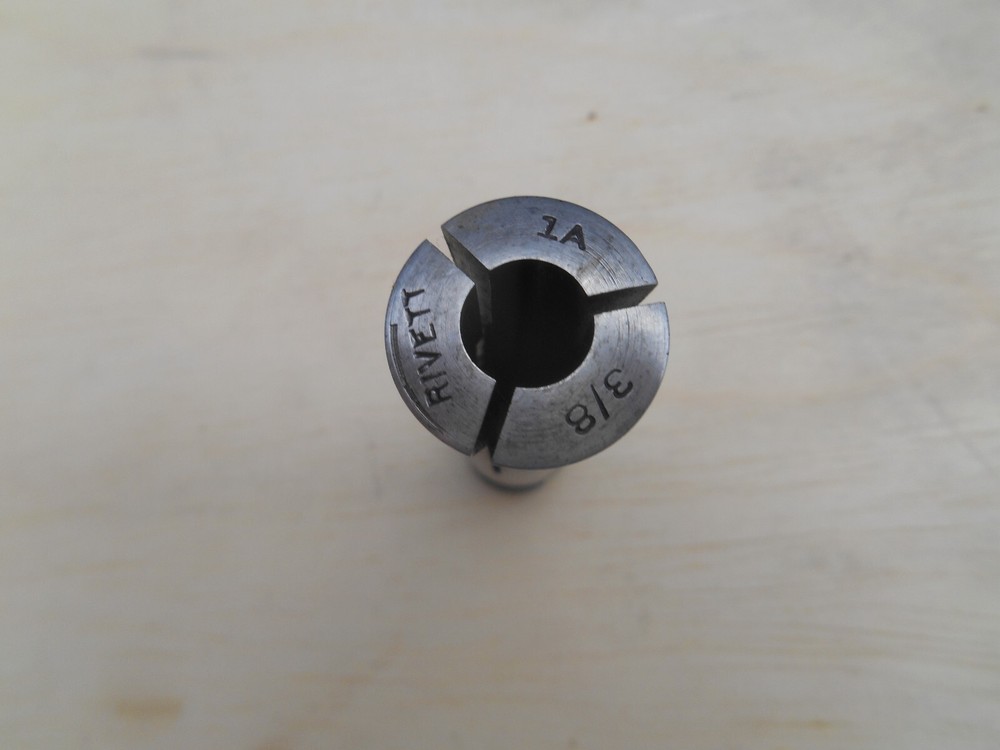 RIVETT  1A COLLET , 3/8" ROUND