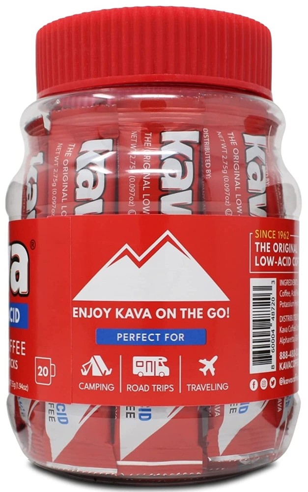 The Original Low Acid Instant Coffee Single Serve Stick Packets