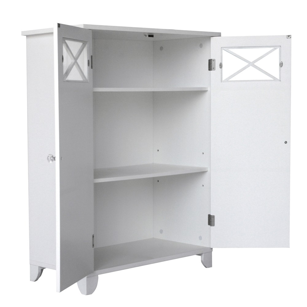 Bathroom Storage Bedroom Floor Cabinet White