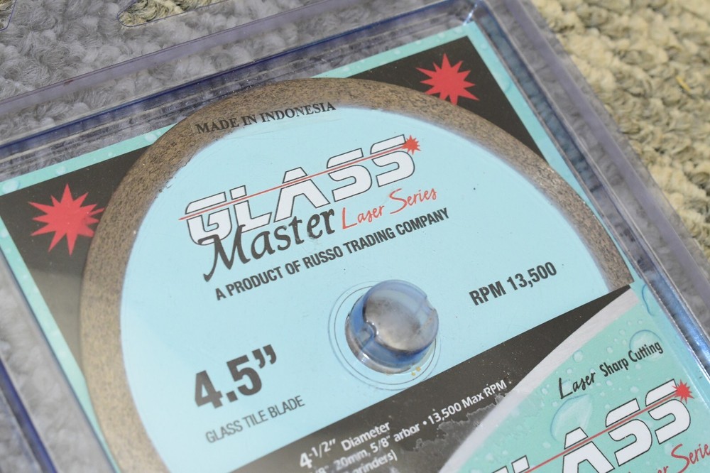 RTC Glass Master 4.5" Diamond Blade - NEW / SEALED